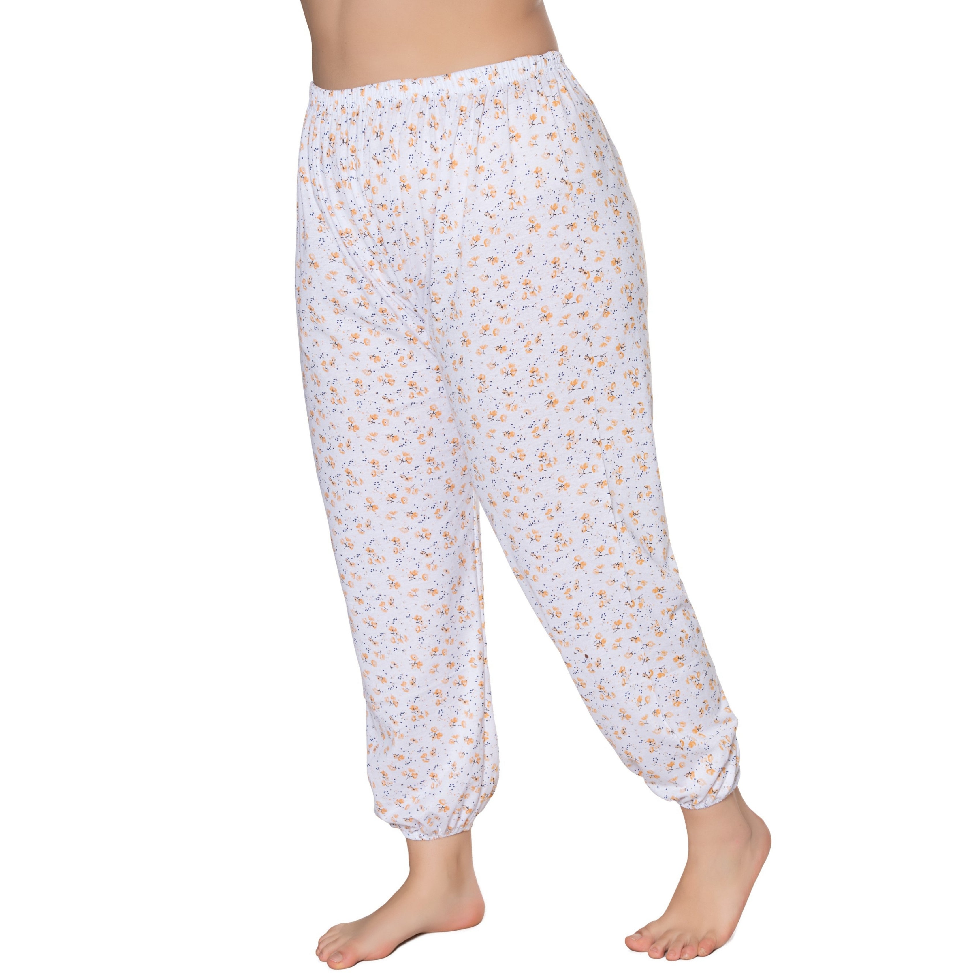 Sedef 1031 Kadın Penye Empirme Uzun Lastikli Pijama