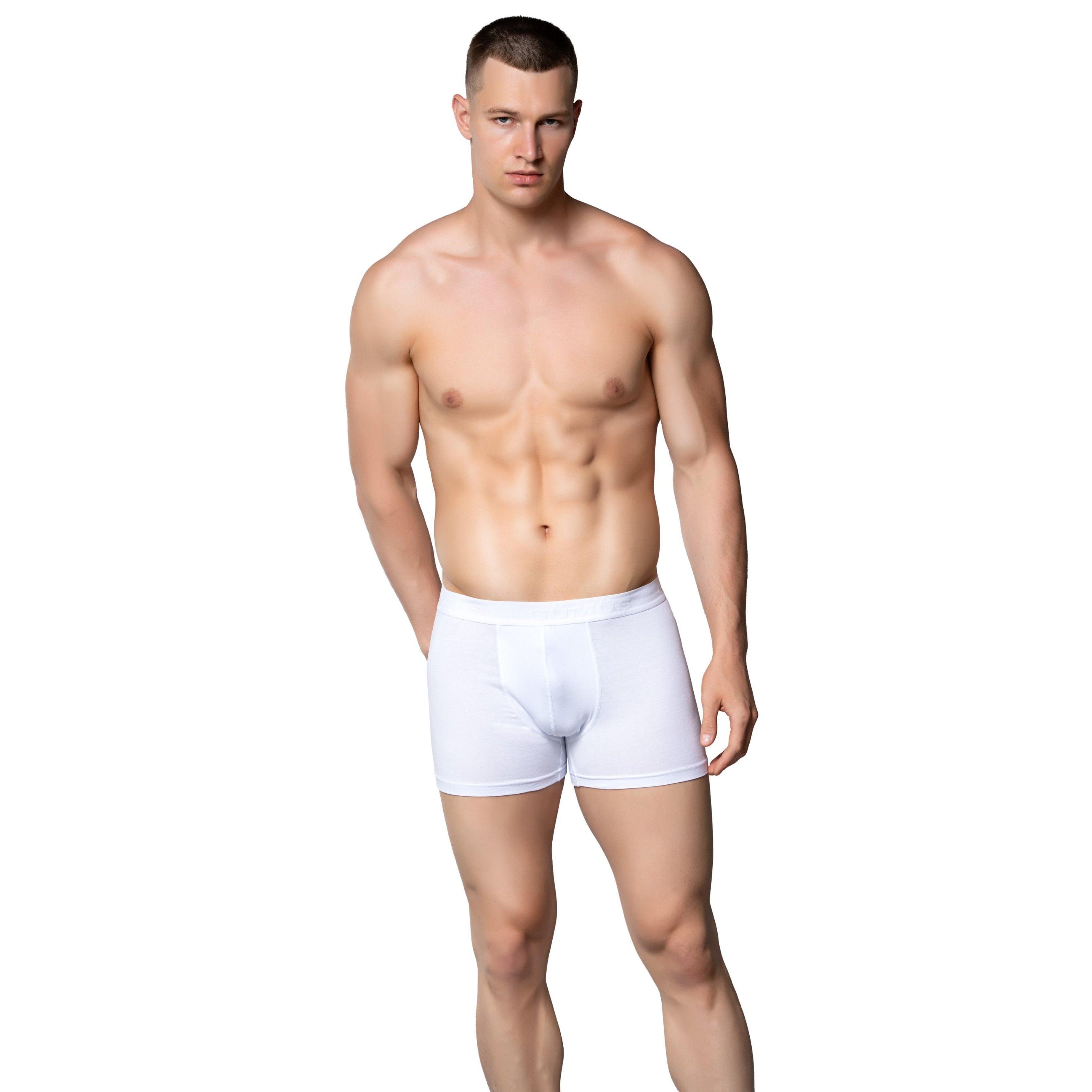 Gümüş 4018 Erkek Likralı Boxer
