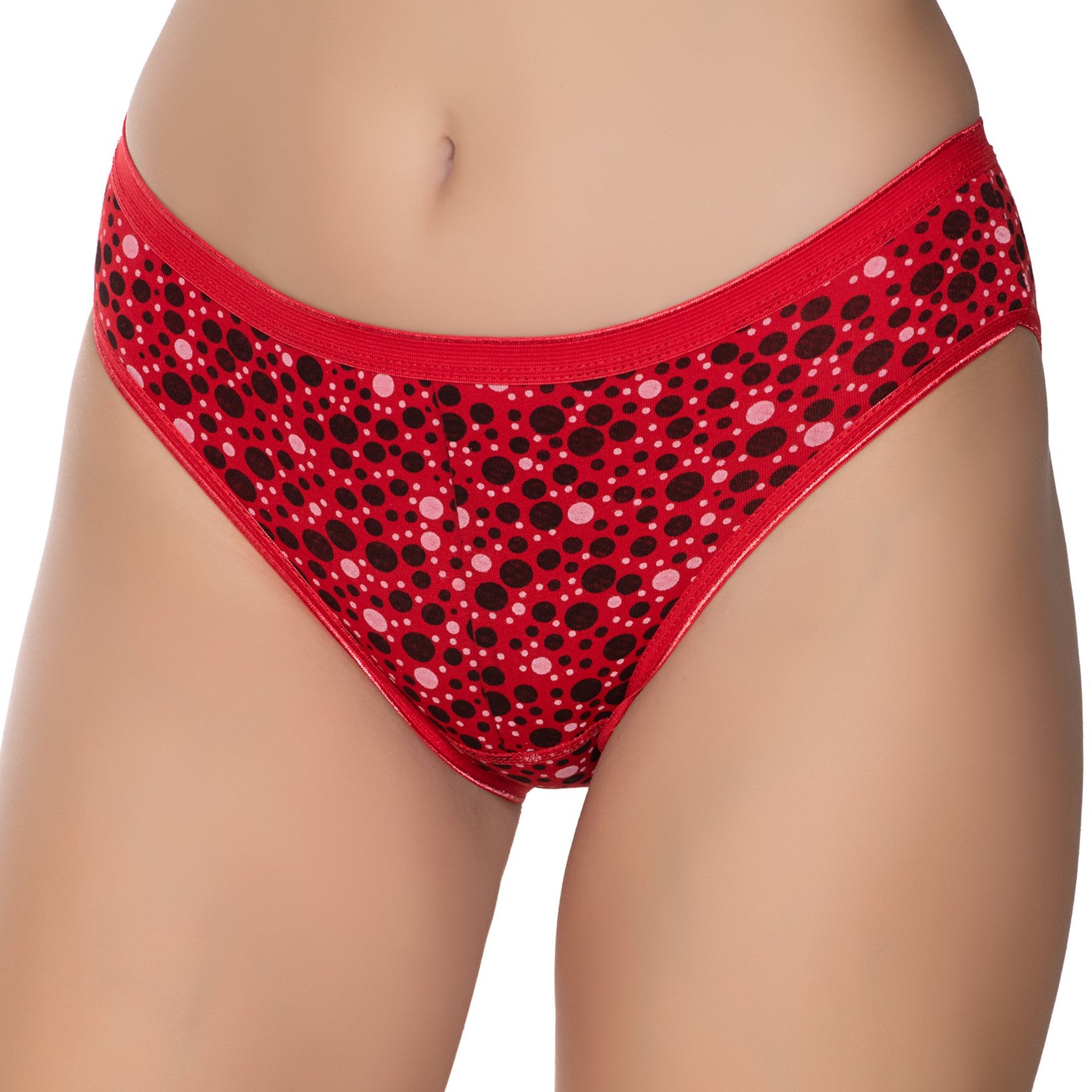 Gümüş 6044 Kadın Likralı Daire Baskılı Bikini