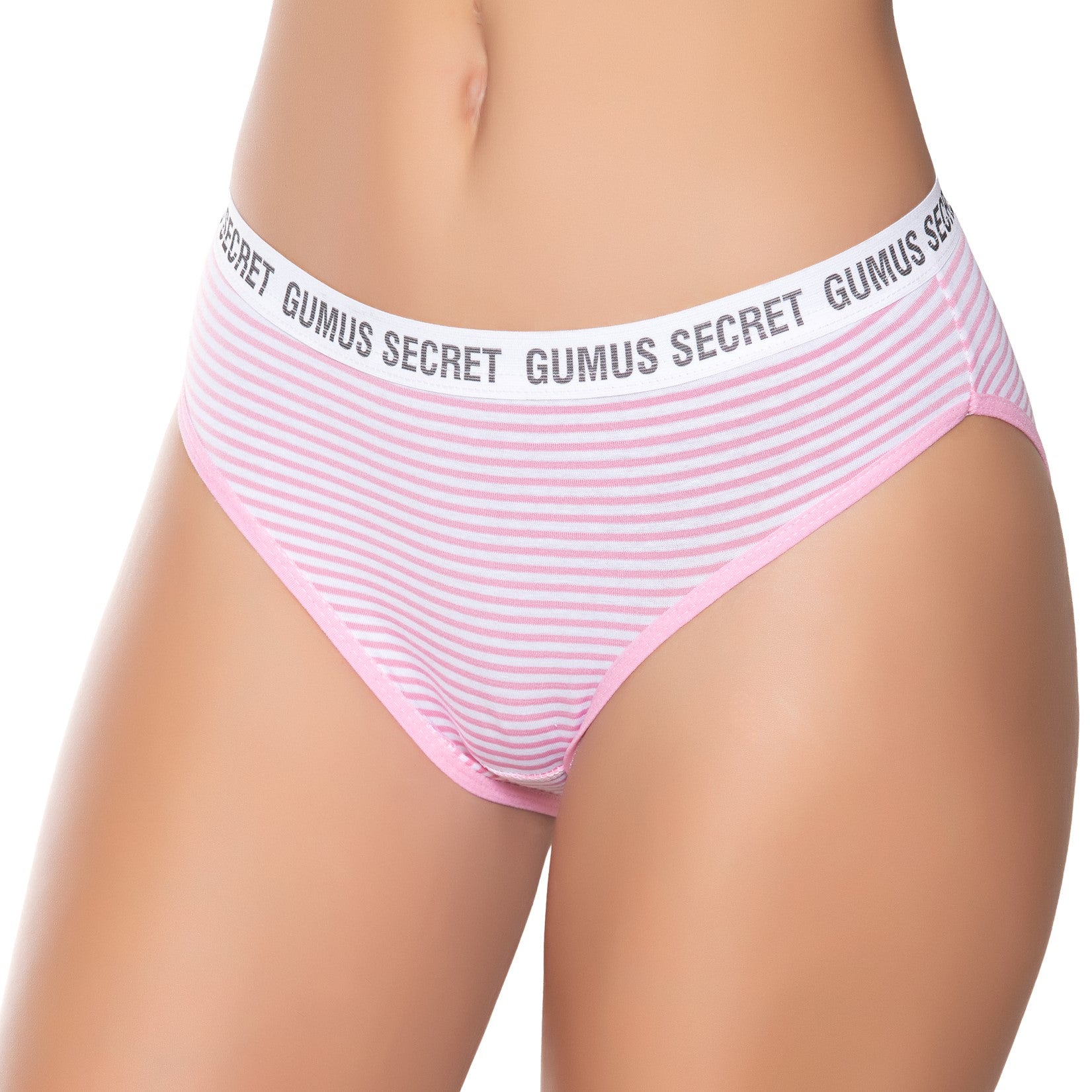 Gümüş 6063 Kadın Likralı Kemerli Lastik "Gümüş Secret" Bikini