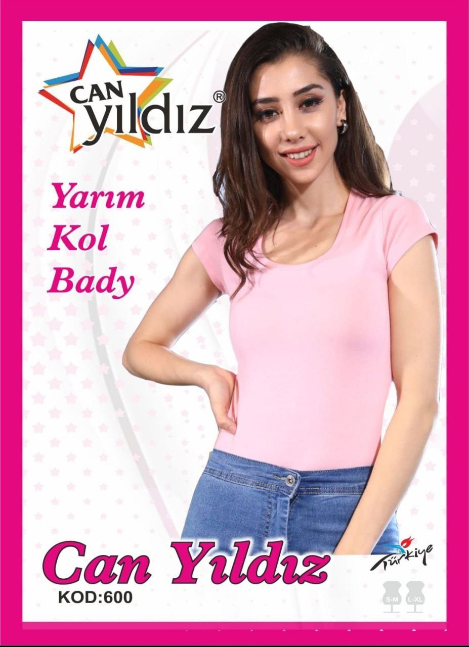 Can Yıldızı 600 Yarım Kol Bady BEYAZ