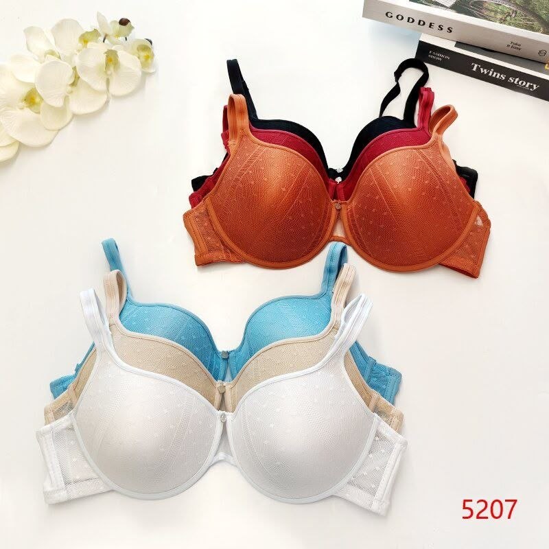 Best Bra 5207 Dantelli Balenli İçi Boş Sütyen KAHVE RENGİ