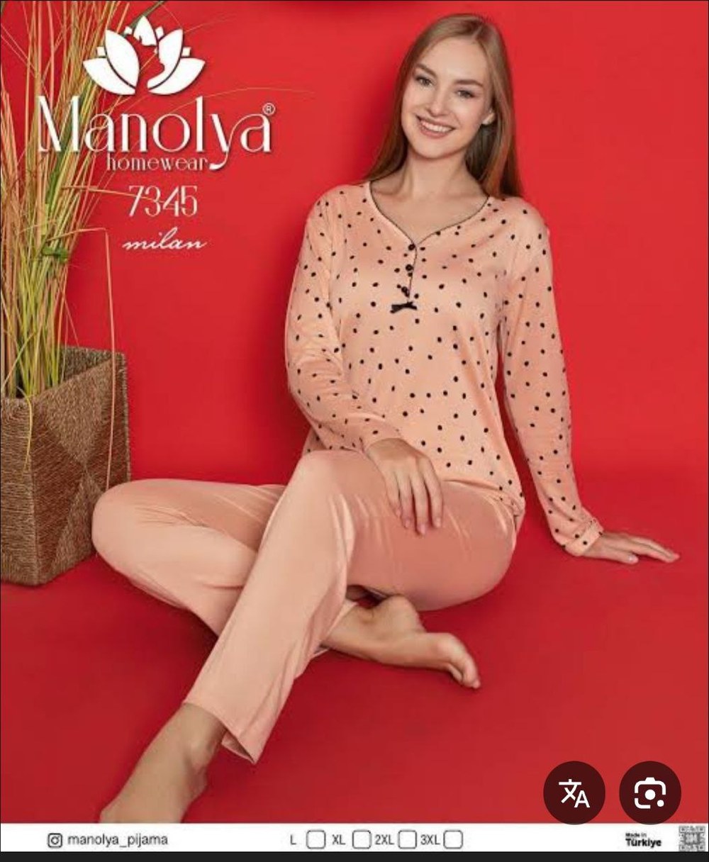 Manolya 7345 Milan Anne Bayan Pijama Takım KOD-1