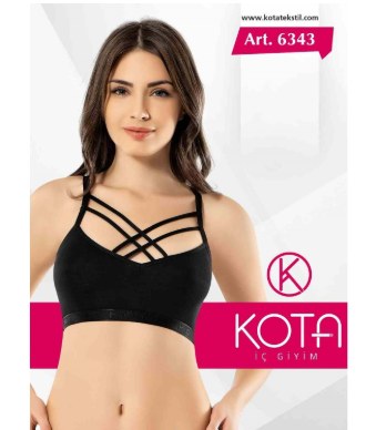 Kota 6342 Viskon İp Askılı Büstiyer KOD-4