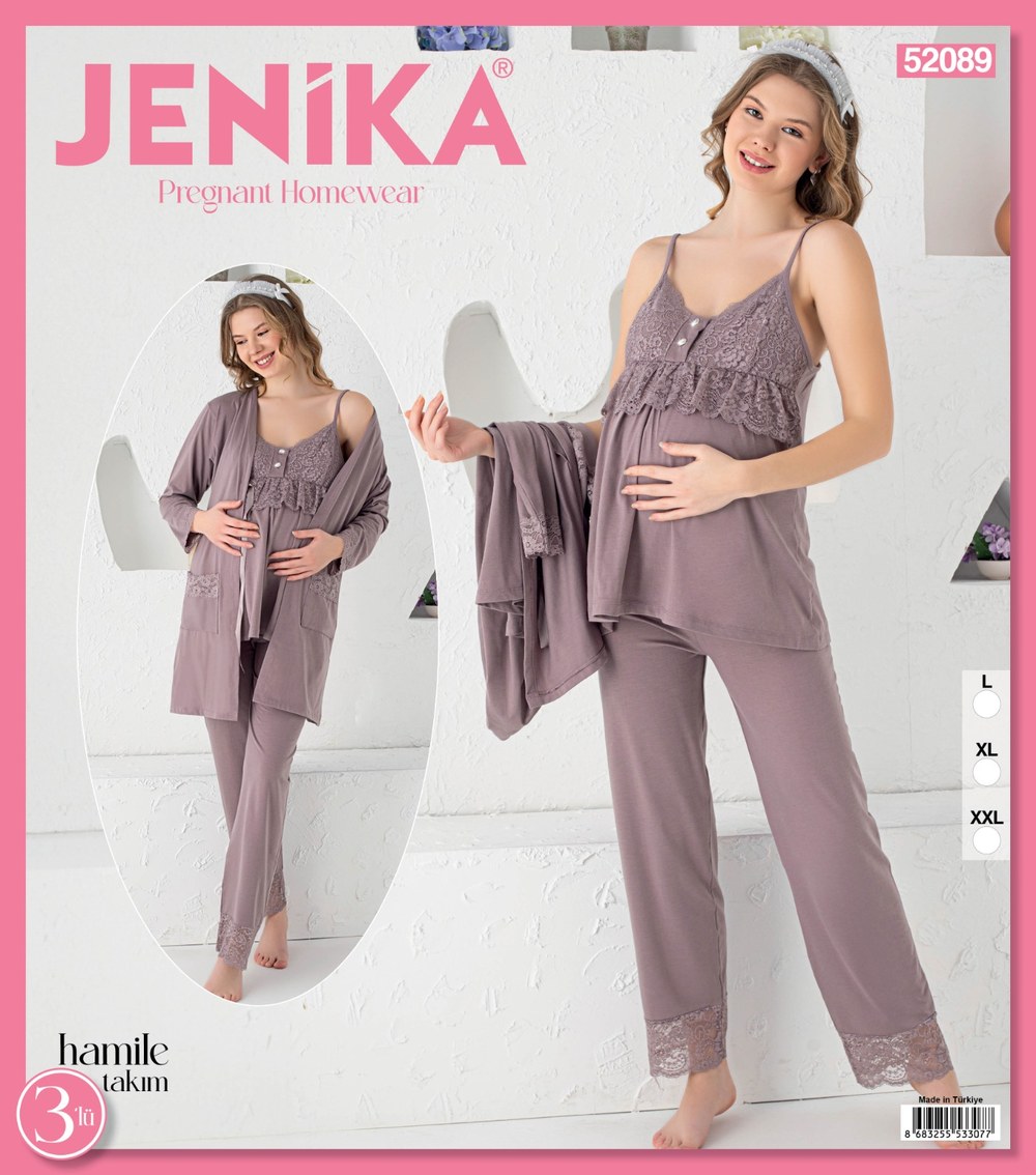 Jenika 58010 Üç'lü Lohusa Hamile Takım KOD-3