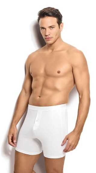 Jiber 125 Erkek Lycralı Uzun Boxer SİYAH