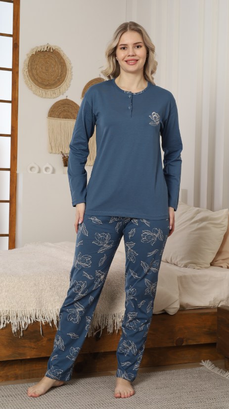 Işılay 10103-10102 Modal Bayan Uzun Kol Pijama Takım KOD-4