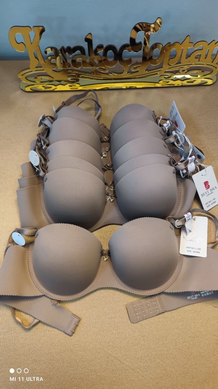 Best Bra L189 Lazer Silikonlu Sütyen PUDRA