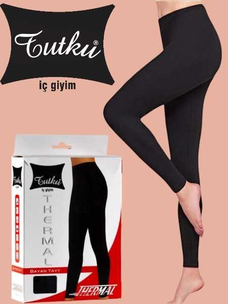 Tutku 0166 Thermal Kadın Tayt GRİ