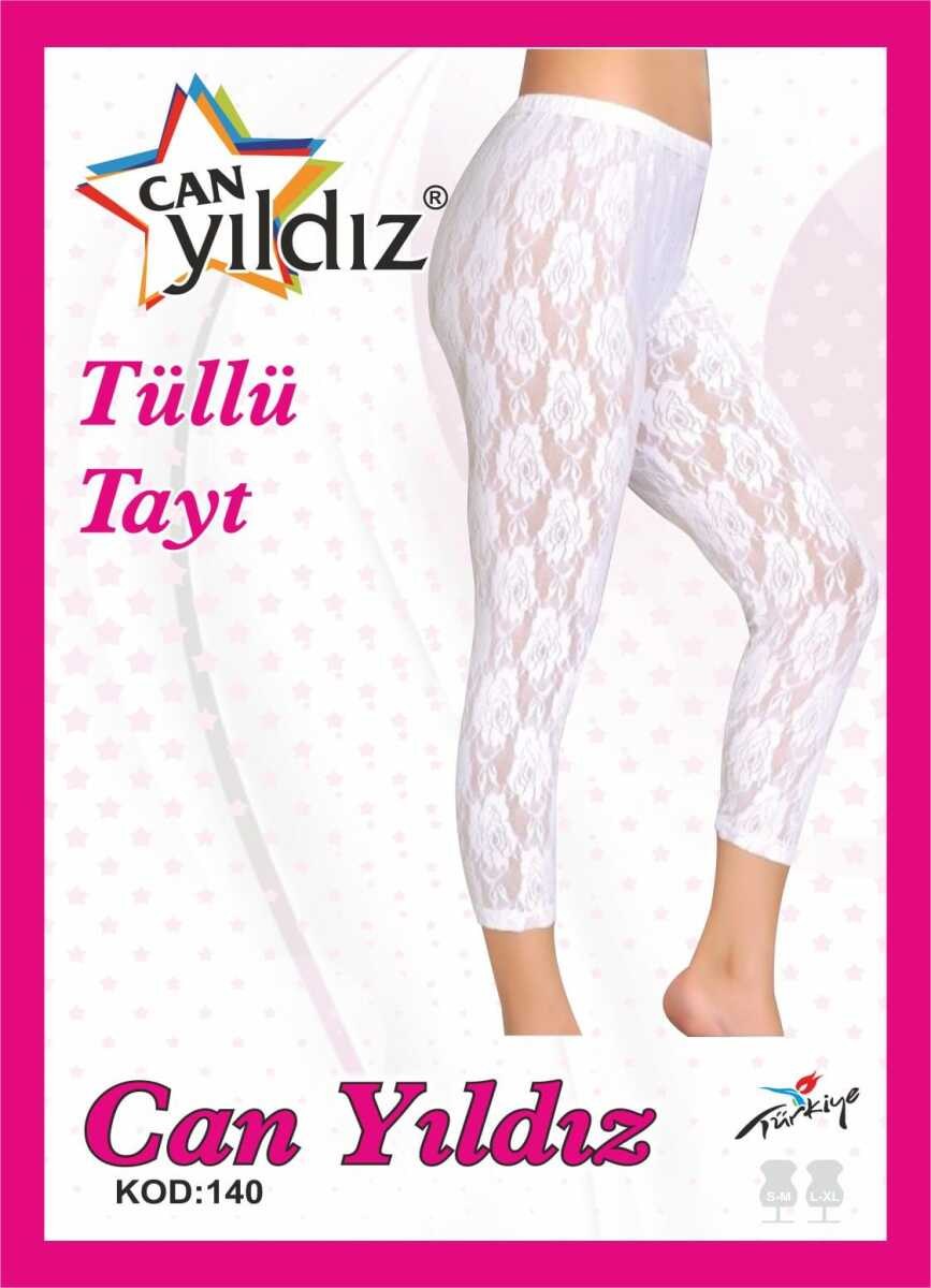 Can Yıldızı 140 Tül Tayt SİYAH