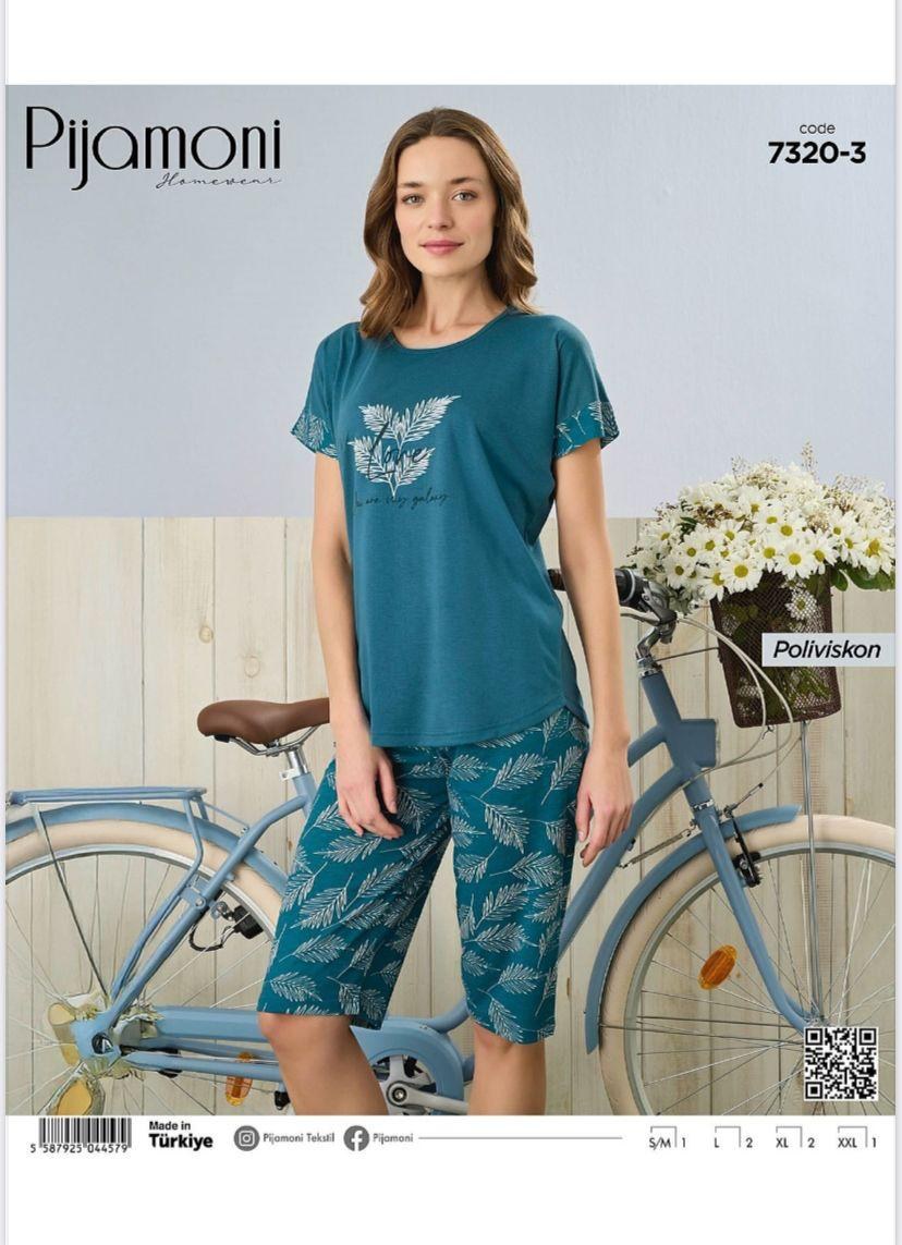 Pijamoni 7320 Poliviskon Bayan Kapri Takım KOD-4