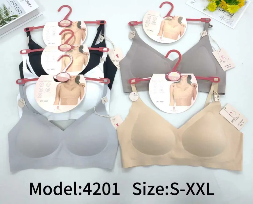 Best Bra 4201 Dikişsiz Balensiz İçi Boş Sütyen BEYAZ