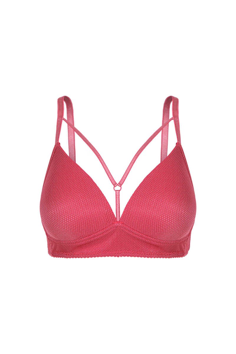 Aysemin 5195 Yarım Dolgu Balensiz B Kap Sütyen GÜL KURUSU