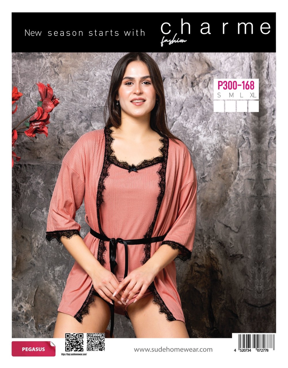 Charme Pegasus İp Askı Şortlu Takım KOD-3
