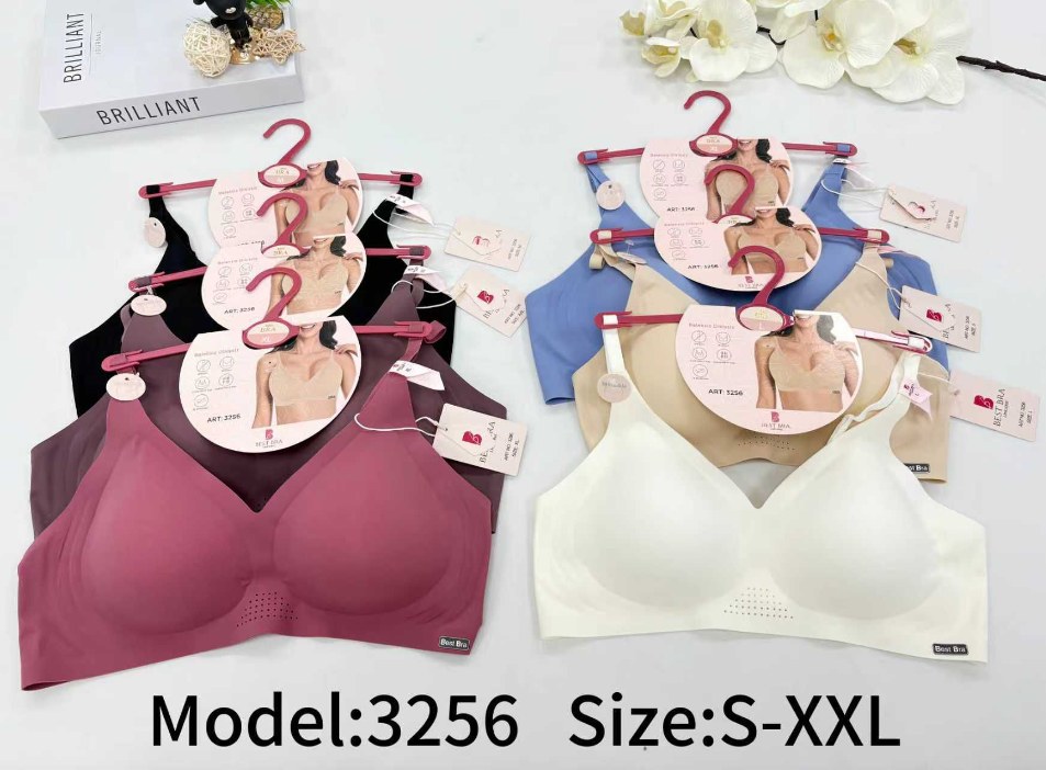 Best Bra 3256 Lazer Balensiz Dikişsiz Hayallet Sütyen MAVİ