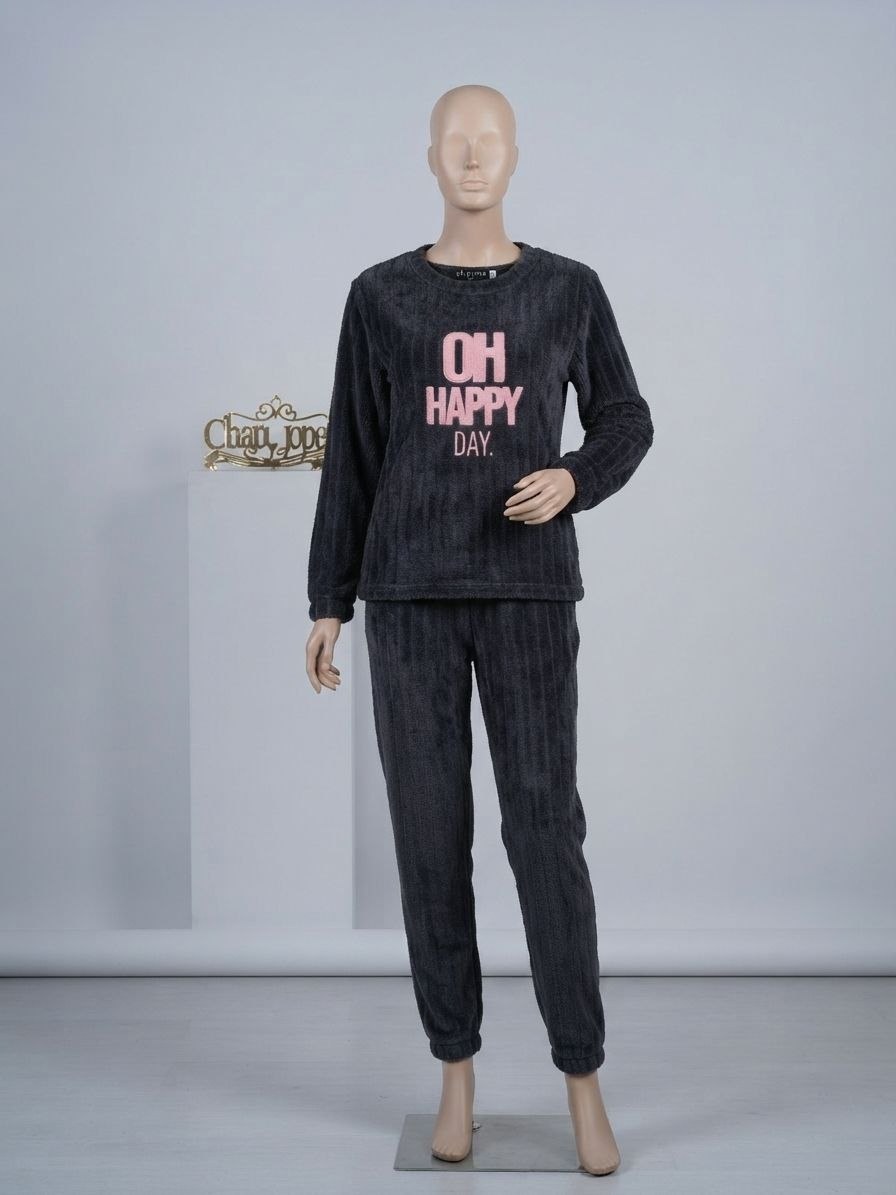 Charme 301 Peluş Bayan Pijama Takım KOD-2