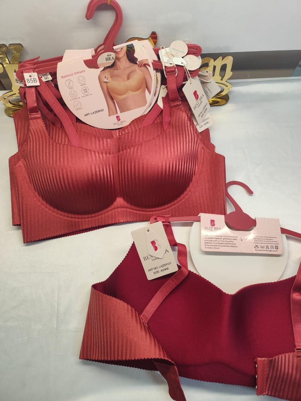 Best Bra 101 Lazer Dikişsiz Balensiz İçi Boş Sütyen PETROL MAVİSİ