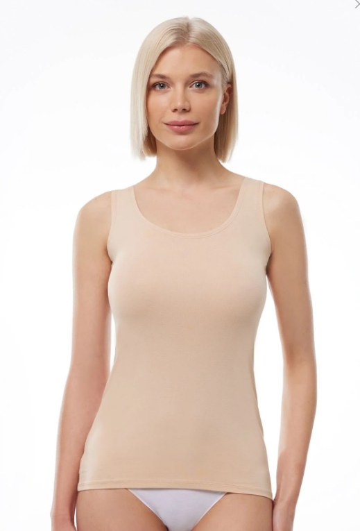 İntimo 1806 Modal Bayan Kalın Askılı Atlet SİYAH