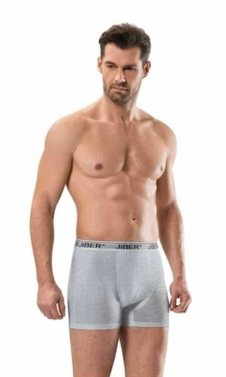 Jiber 156 Erkek Likralı Boxer BEYAZ