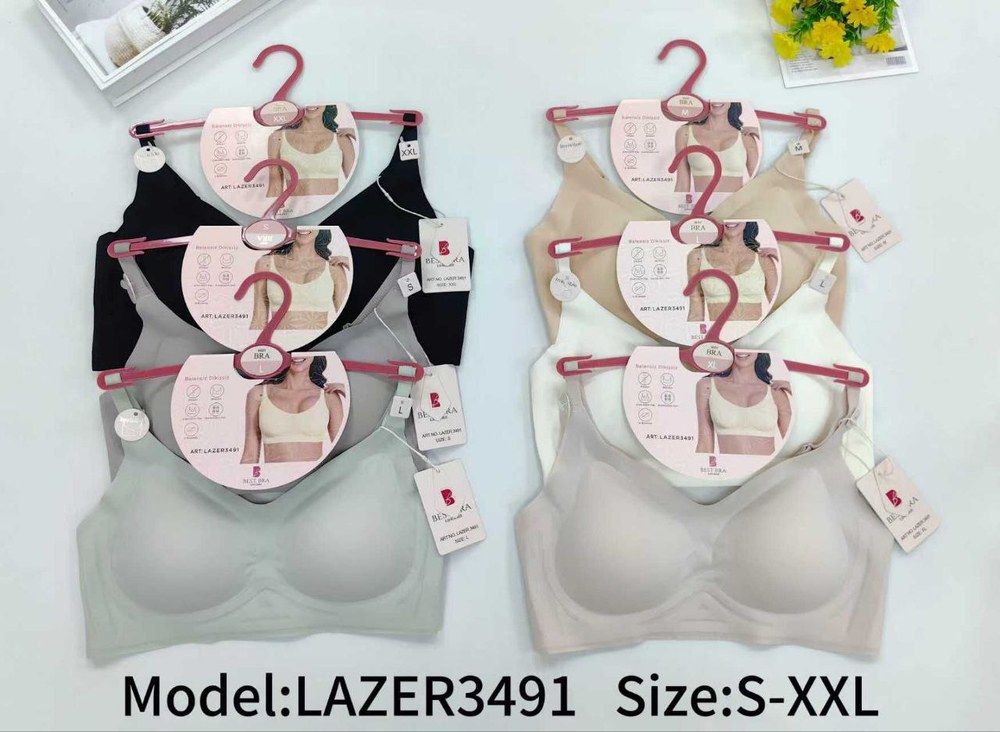 Best Bra 3491 Lazer Balensiz Dikişsiz Sütyen TEN