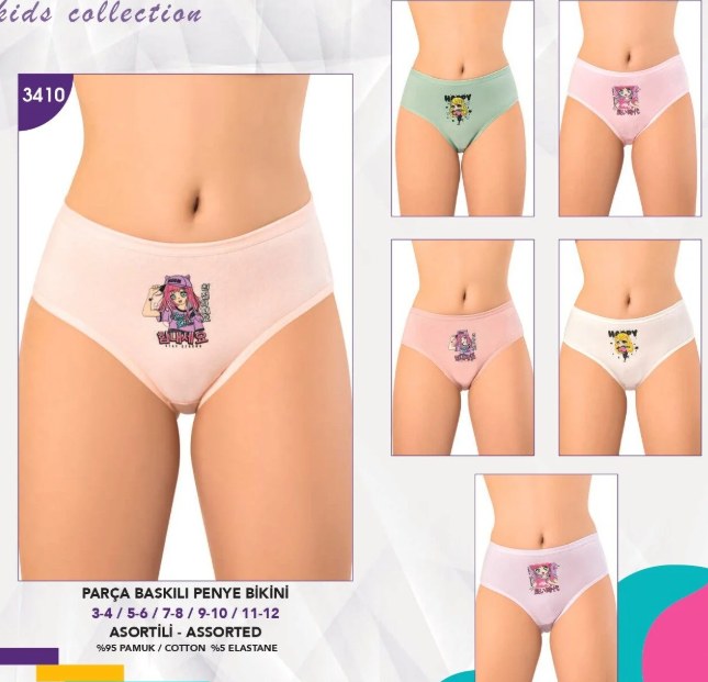 Kota 3410 Kız Baskılı Bikini