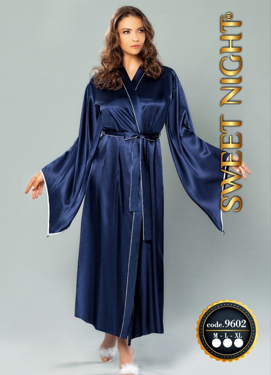 Sweet Nıght 9600 Saten Sabahlık KIRMIZI