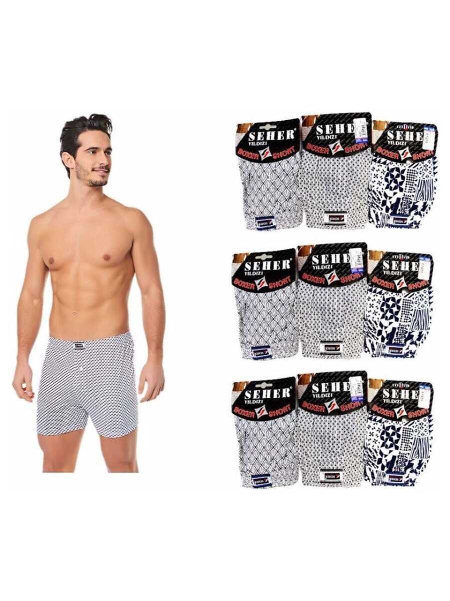 Seher Yıldızı 0007 Empirme Boxer Önü Dügmeli