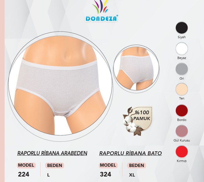 Dondeza 324 Xl Beden Raporlu Bayan Bato KİREMİT