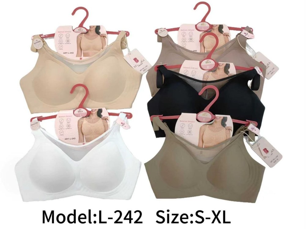 Best Bra 242 Lazer Balensiz Dikişsiz Sütyen AÇIK KAHVE