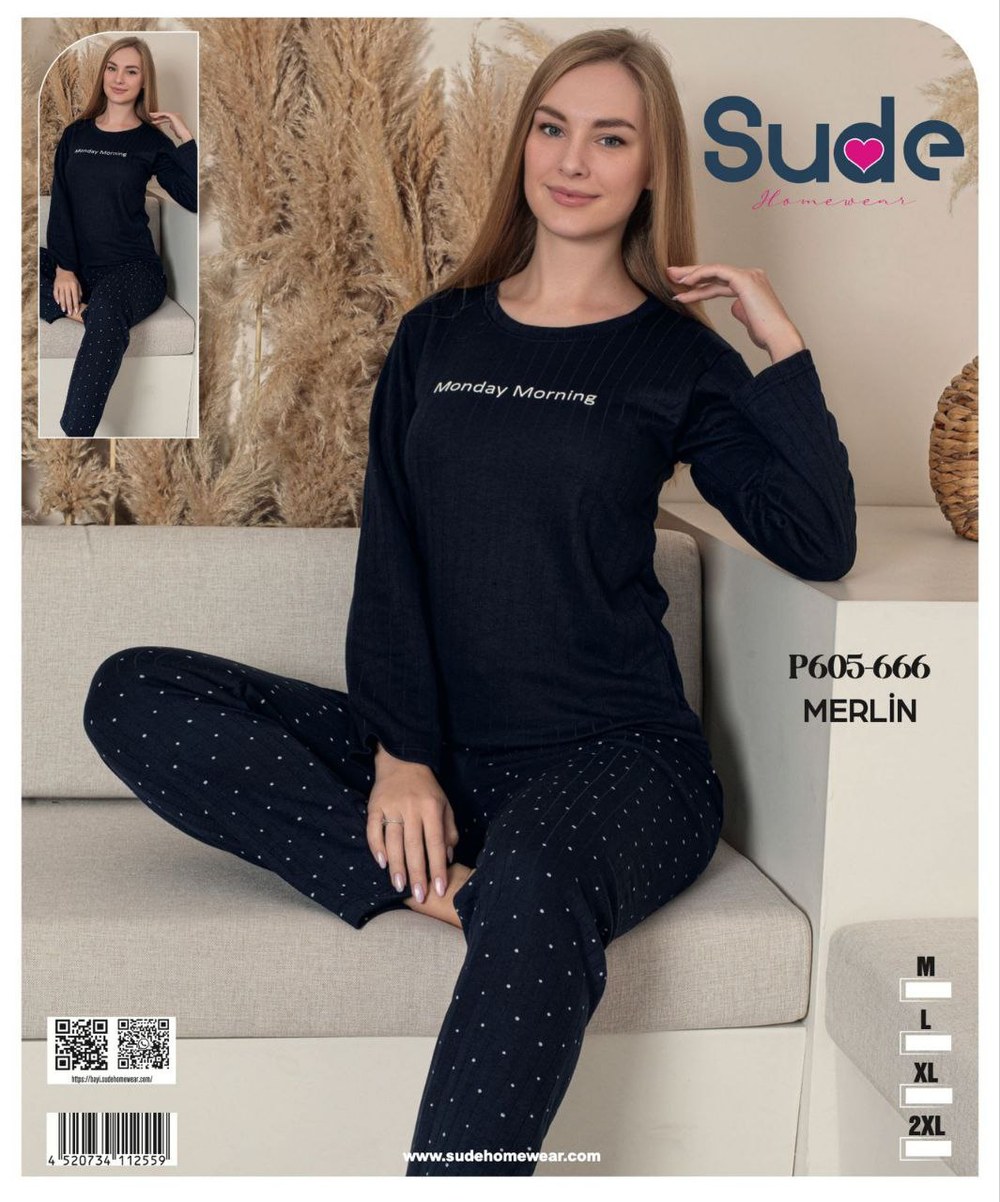 Sude Merlin Bayan Pijama Takım+ KOD-2