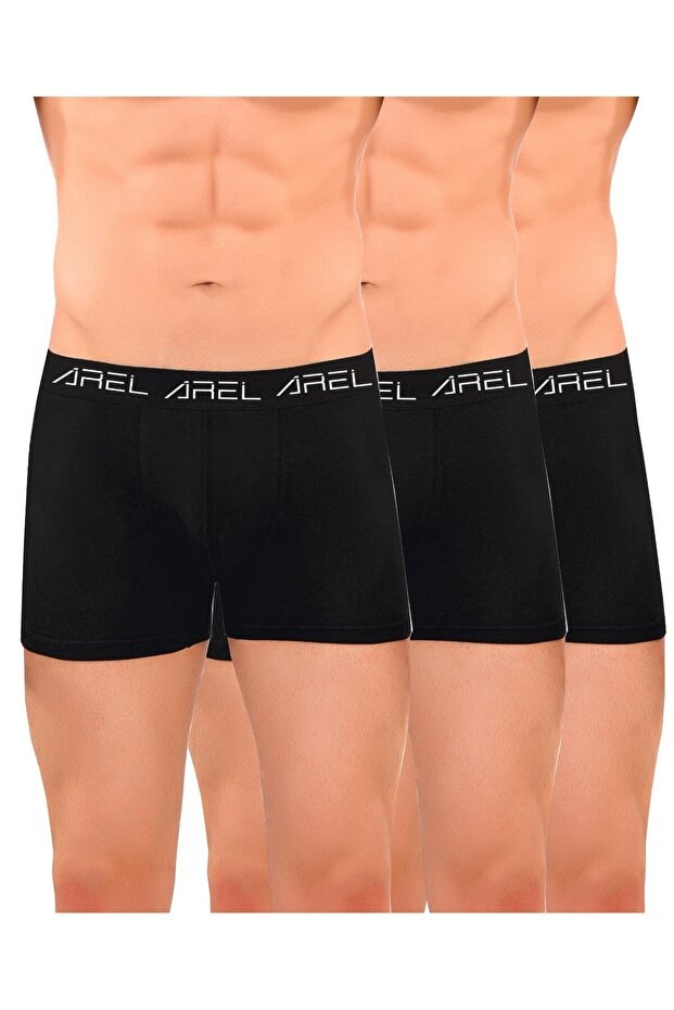 Arel Likralı Erkek Penye Lüx Boxer LACİVERT