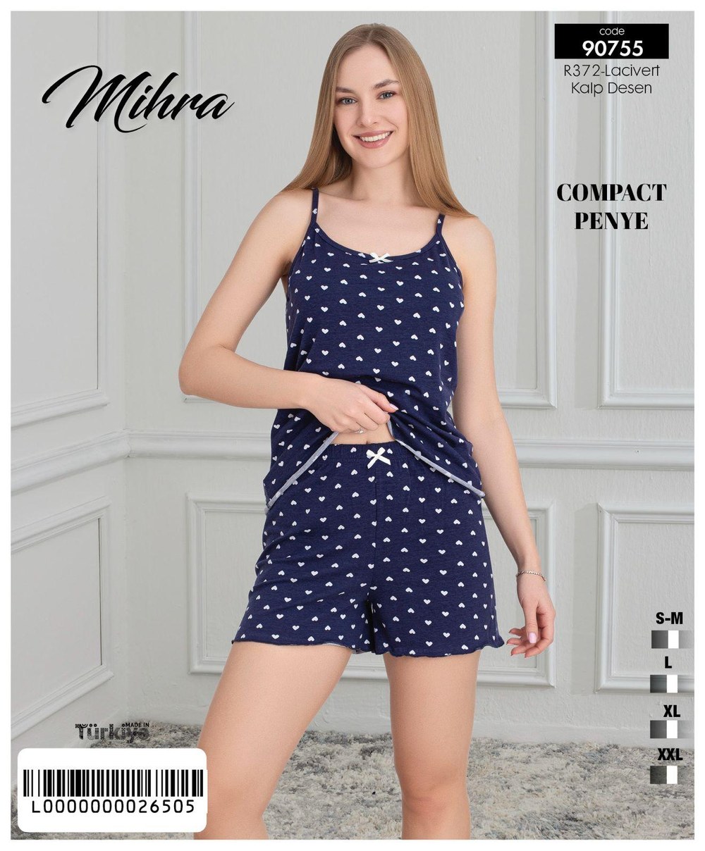 Mihra 90755 Compack İp Askı Atlet Şort Takım + KOD-2