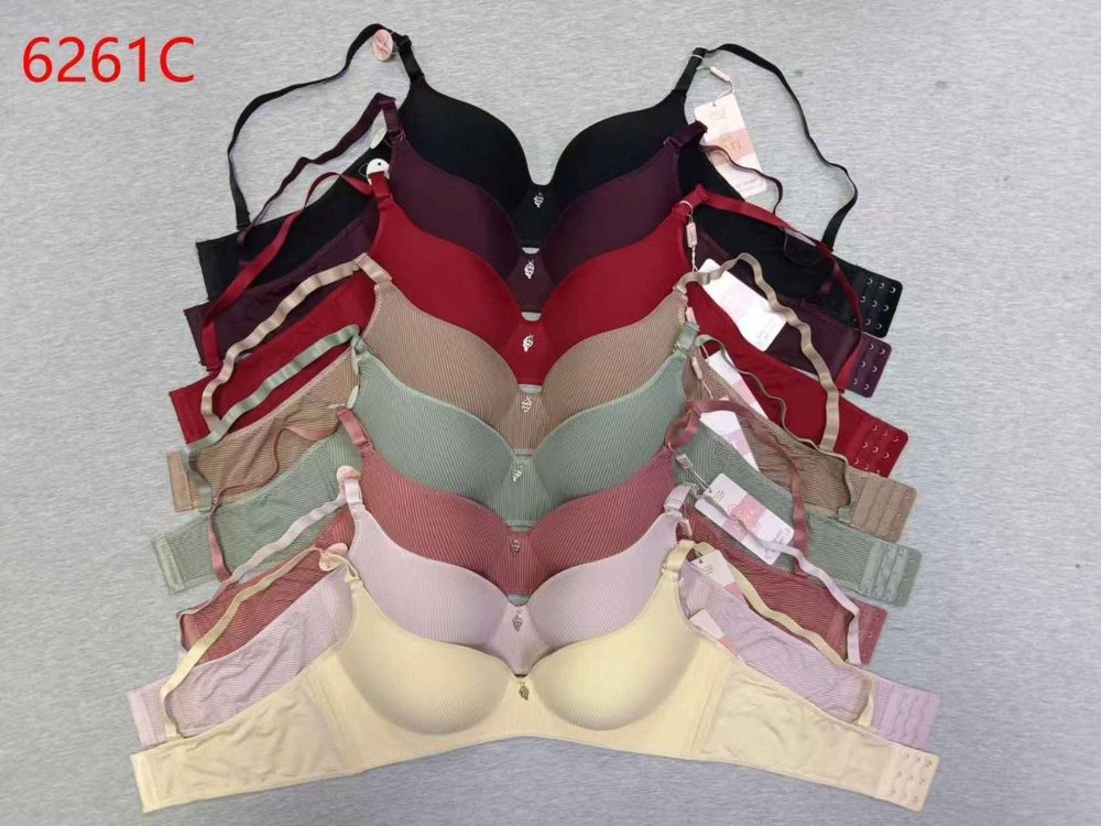Best Bra 6261 Çizgili Lazer Desteksiz Sütyen HAKİ