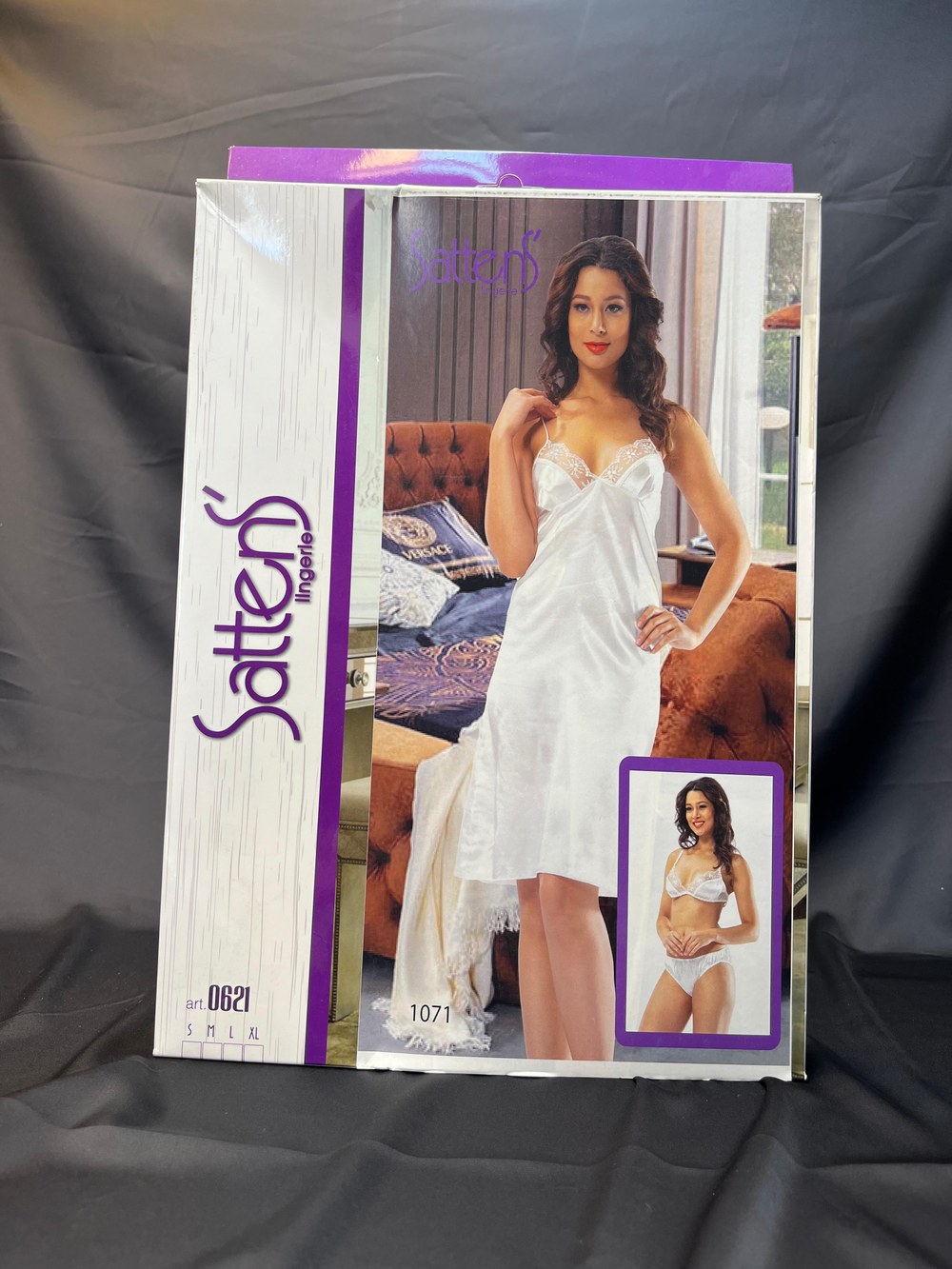 Sattens 3 Lü Saten Fantezi Takım KOD-5