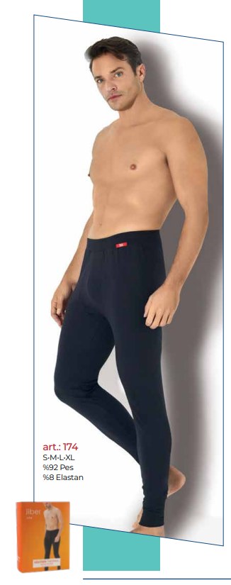 Jiber 174 Erkek Heatgen Thermal Alt SİYAH