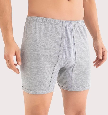 Bahar Yıldız Erkek Paçalı Boxer GRİ