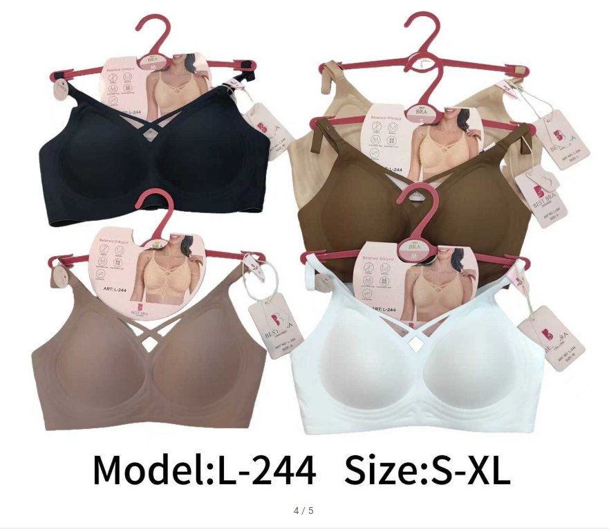 Best Bra 244 Lazer Balensiz Dikişsiz Sütyen KAHVE RENGİ