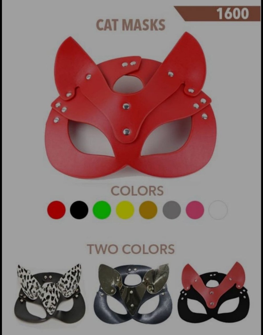 Erotik Maske(not:kutusuz) KIRMIZ