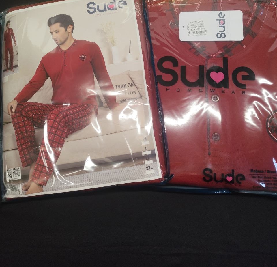 Sude 601 Erkek Cotton Pijama Takım Kod