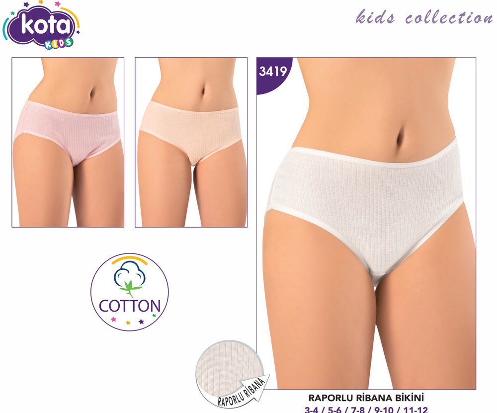 Kız Çocuk Raporlu Ribana Bikini