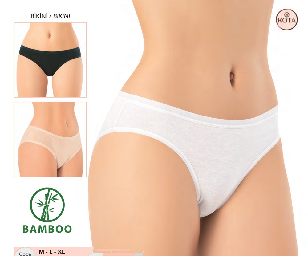 Kadın Bambu Bikini Külot
