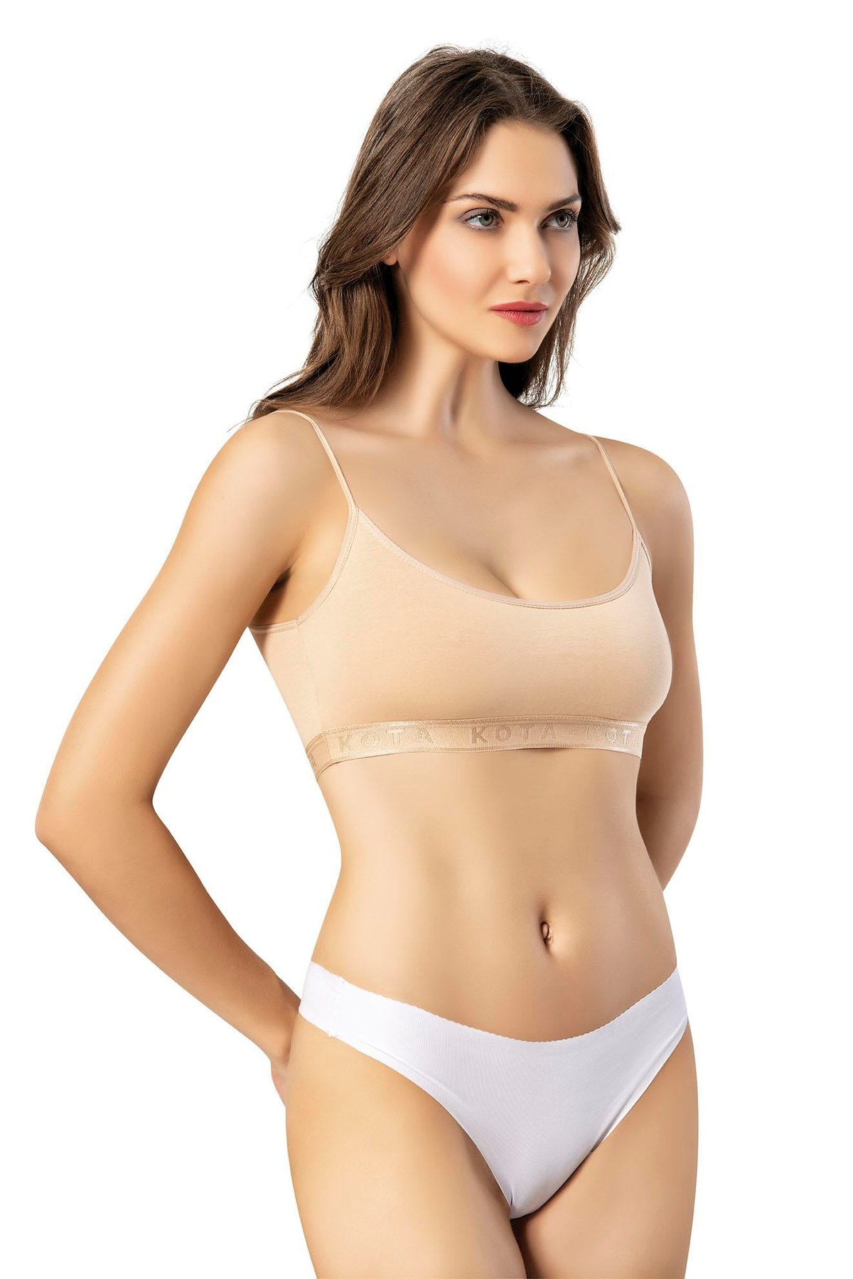 Kadın Pedli İp Askılı Büstiyer