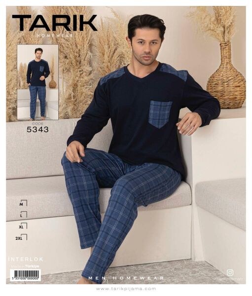 Tarık 5343 Erkek İnterlok Pijama Takımı