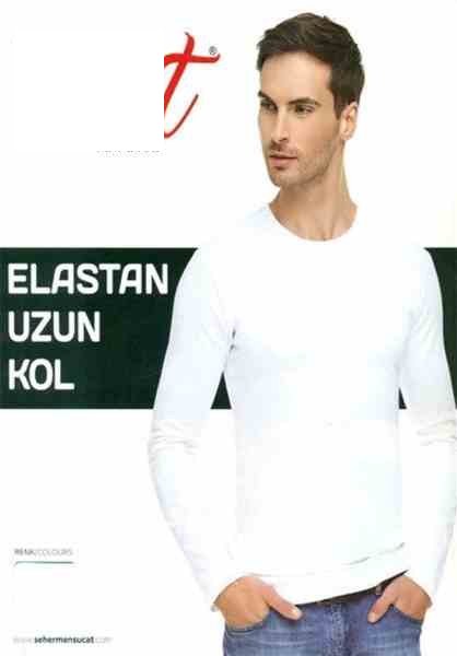 Tutku Elit 1302 Erkek Sıfıryaka Uzun Kol Fanila Siyah