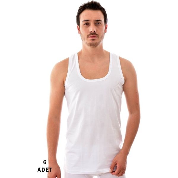 Tutku 0101 Erkek Renkli Penye Atlet Gri