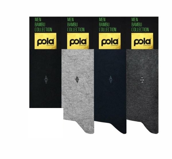 Pola 1000 Erkek Bambu Çorap Asorti