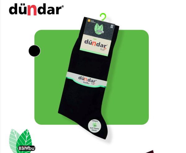 DÜNDAR 5534 ERKEK PLUS BAMBU PENYE ÇORAP LACİVERT