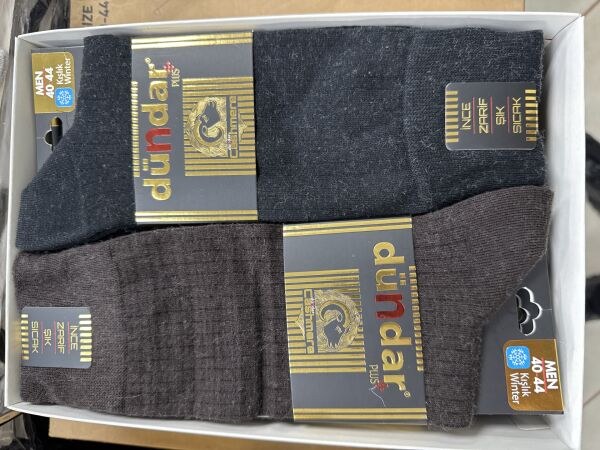 Dündar 4223 Erkek Plus Cashmere Çorap Asorti