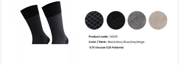 AYTUĞ 14029 ERKEK BAMBU ÇORAP DES.6