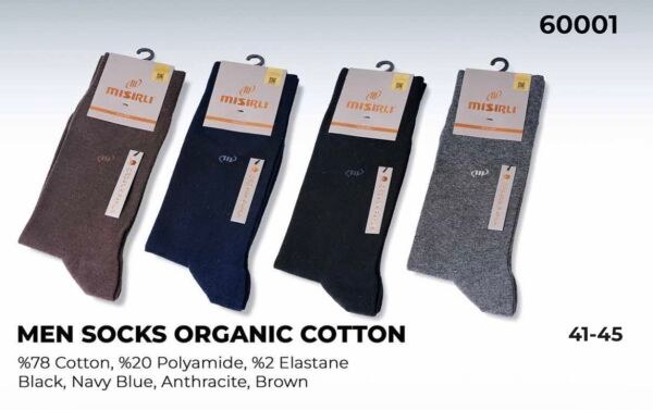 Mısırlı 60001 Erkek Cotton Soket Çorab 41-42 Asorti